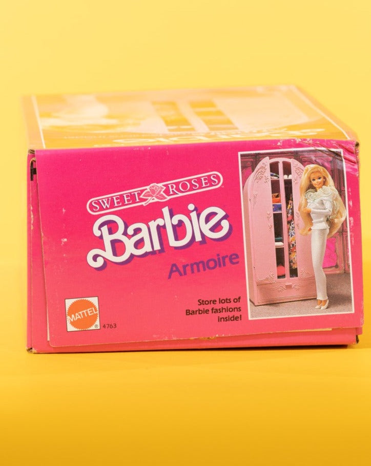 Vintage 1986 Sweet Roses Barbie Armoire