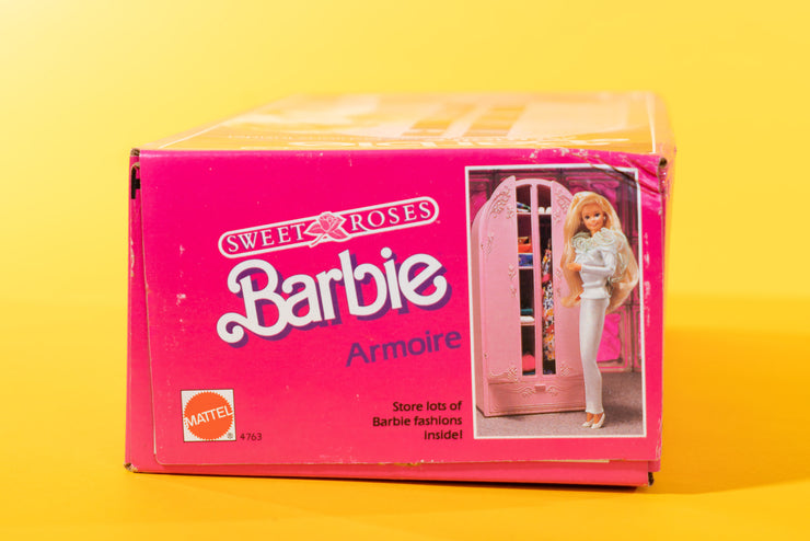 Vintage 1986 Sweet Roses Barbie Armoire