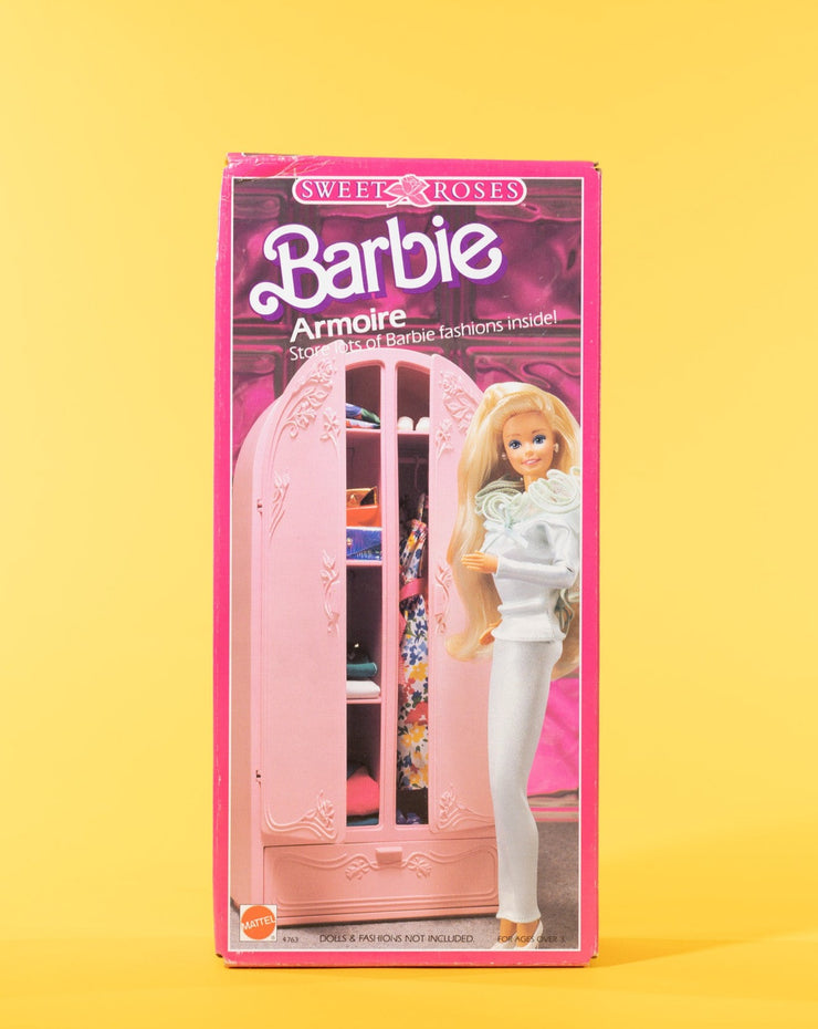Vintage 1986 Sweet Roses Barbie Armoire