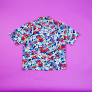 Vintage 80's Impressions of California Floral Button Up