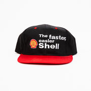 Vintage 90's The Faster, Easier Shell Gas Snapback Hat Retro Candy Vintage