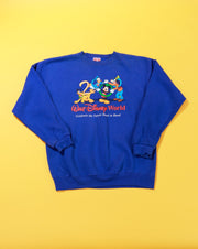 Vintage Y2K Walt Disney World Celebrate the Future Hand in Hand Crewneck Sweater