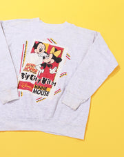 Vintage 80s Mickey and Minnie Mouse Big City Nites Crewneck Sweater