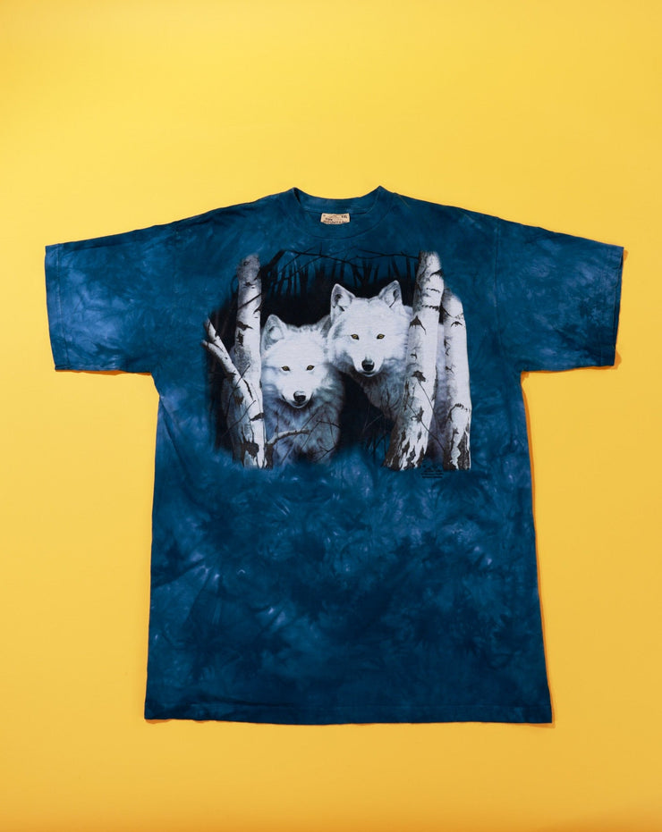 Vintage 1999 The Mountain Wolf Tie-dye T-shirt