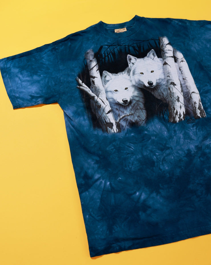 Vintage 1999 The Mountain Wolf Tie-dye T-shirt