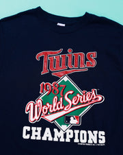 Vintage 1987 Minnesota Twins World Series Champ T-shirt
