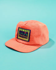 Vintage 80s Iloilo Philippines Neon Orange Snapback Hat