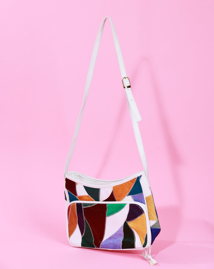 Vintage 80s Retro Color Block Purse