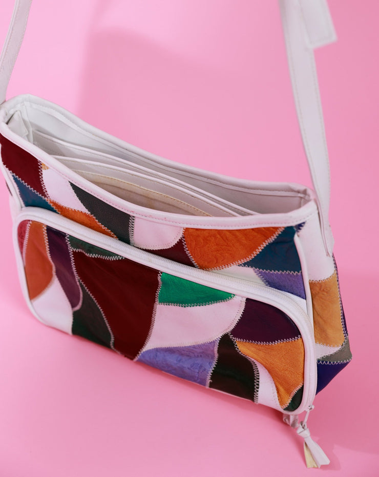 Vintage 80s Retro Color Block Purse