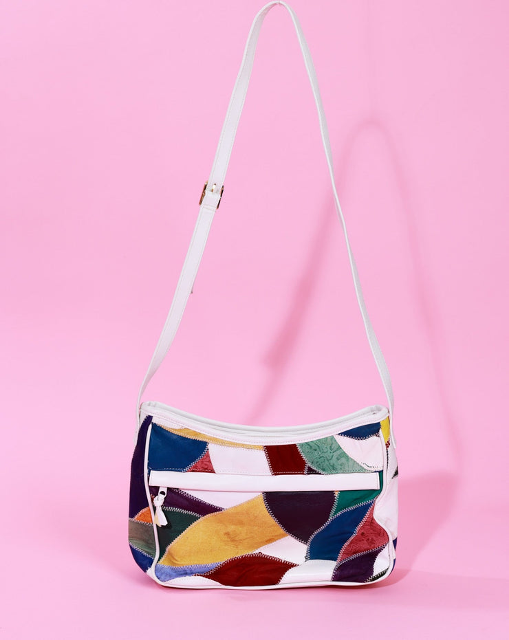 Vintage 80s Retro Color Block Purse