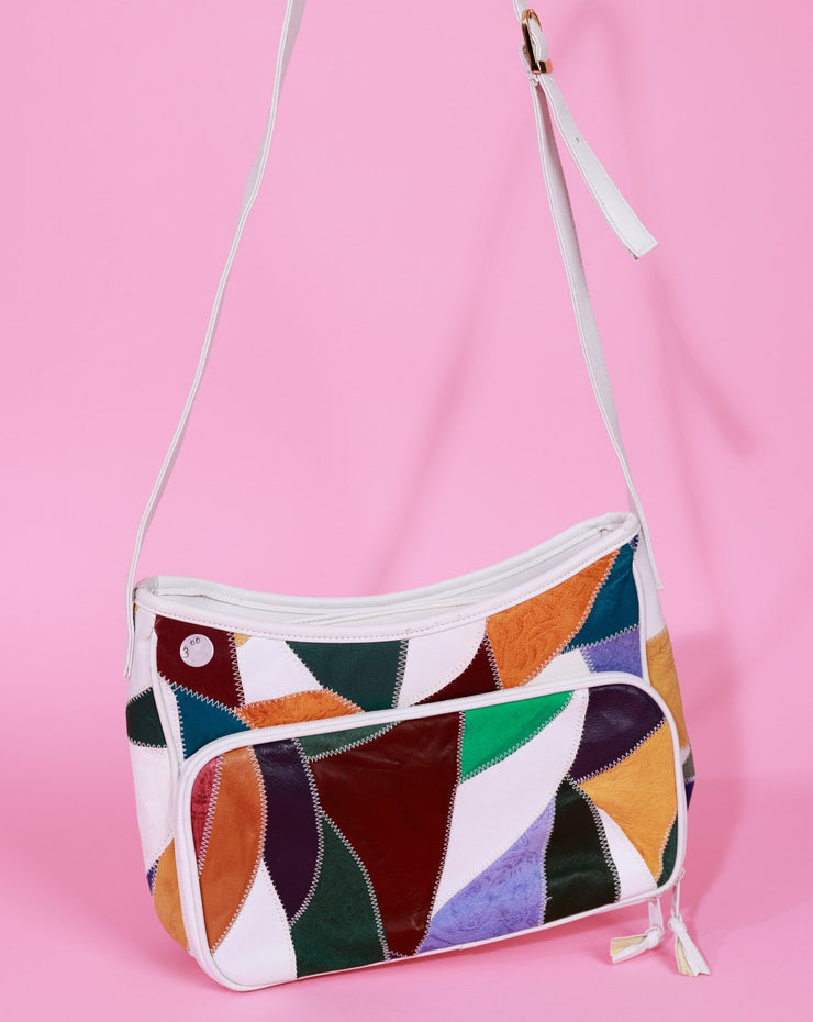 Vintage 80s Retro Color Block Purse