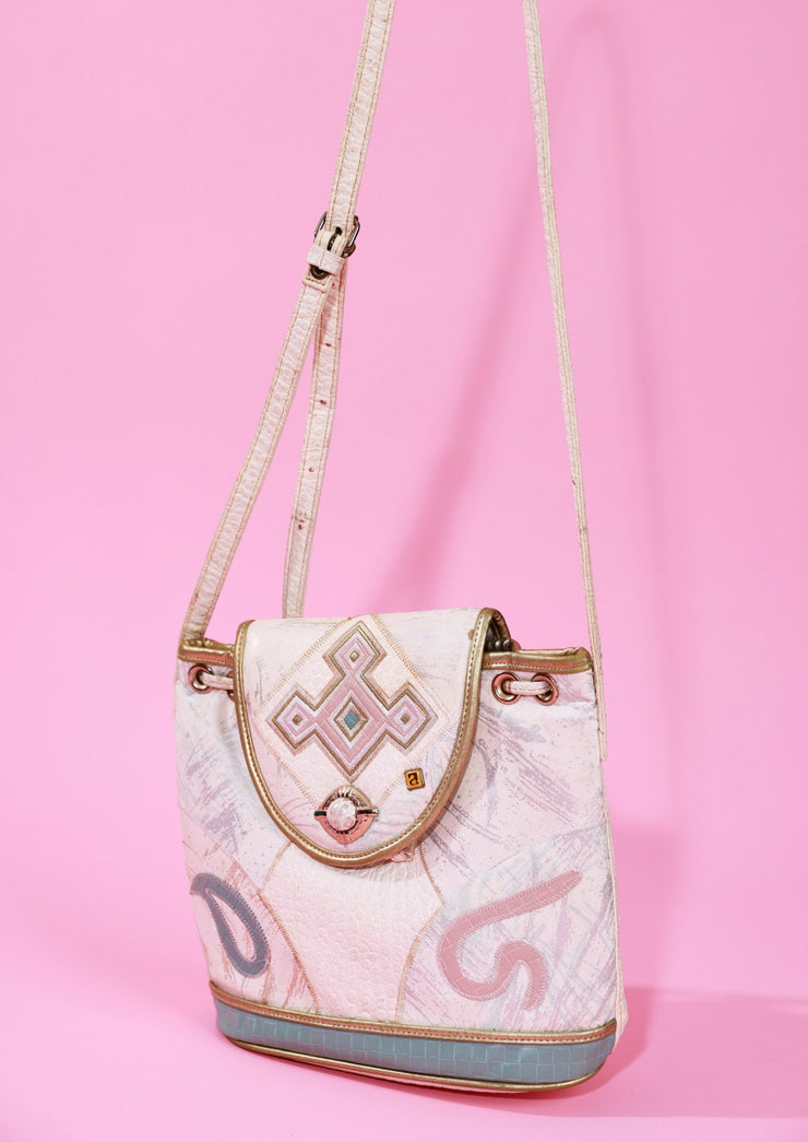 Vintage 80s Nas Alentino Retro Leather Purse