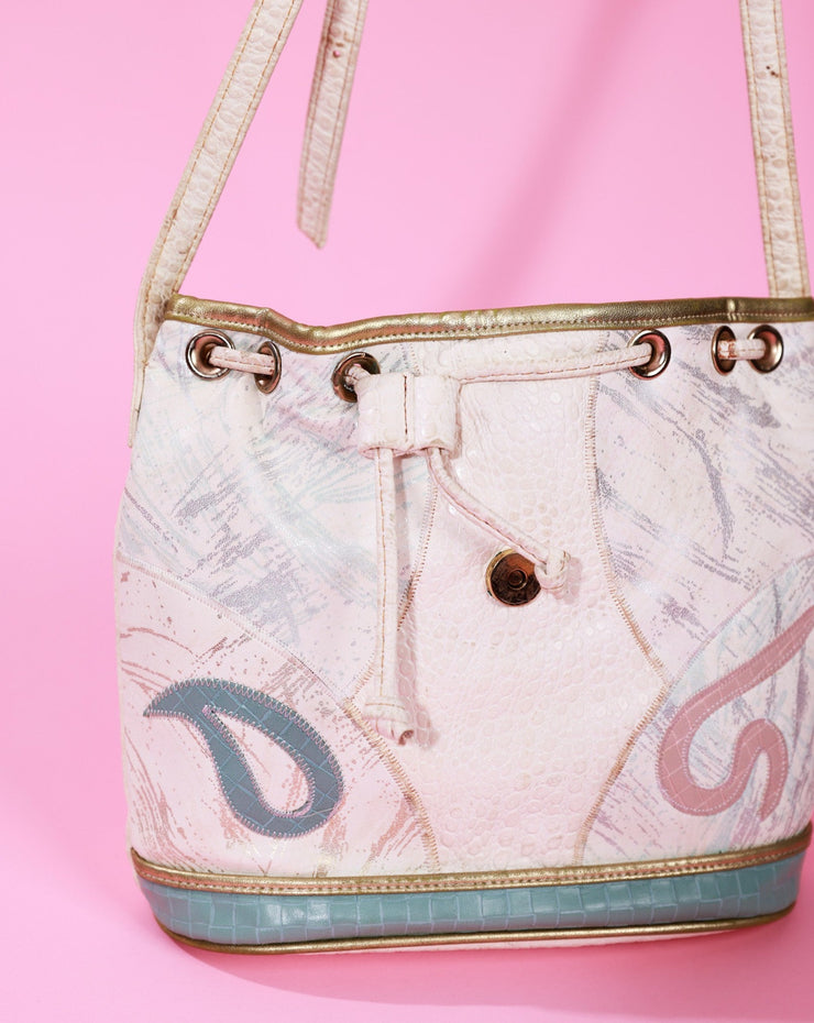 Vintage 80s Nas Alentino Retro Leather Purse