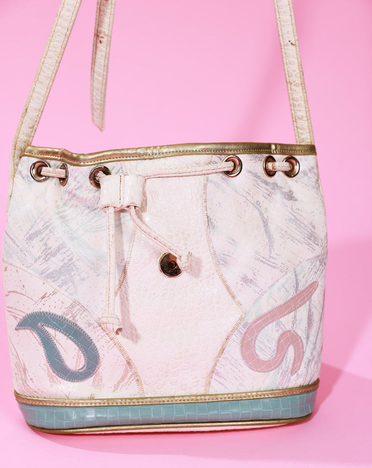Vintage 80s Nas Alentino Retro Leather Purse