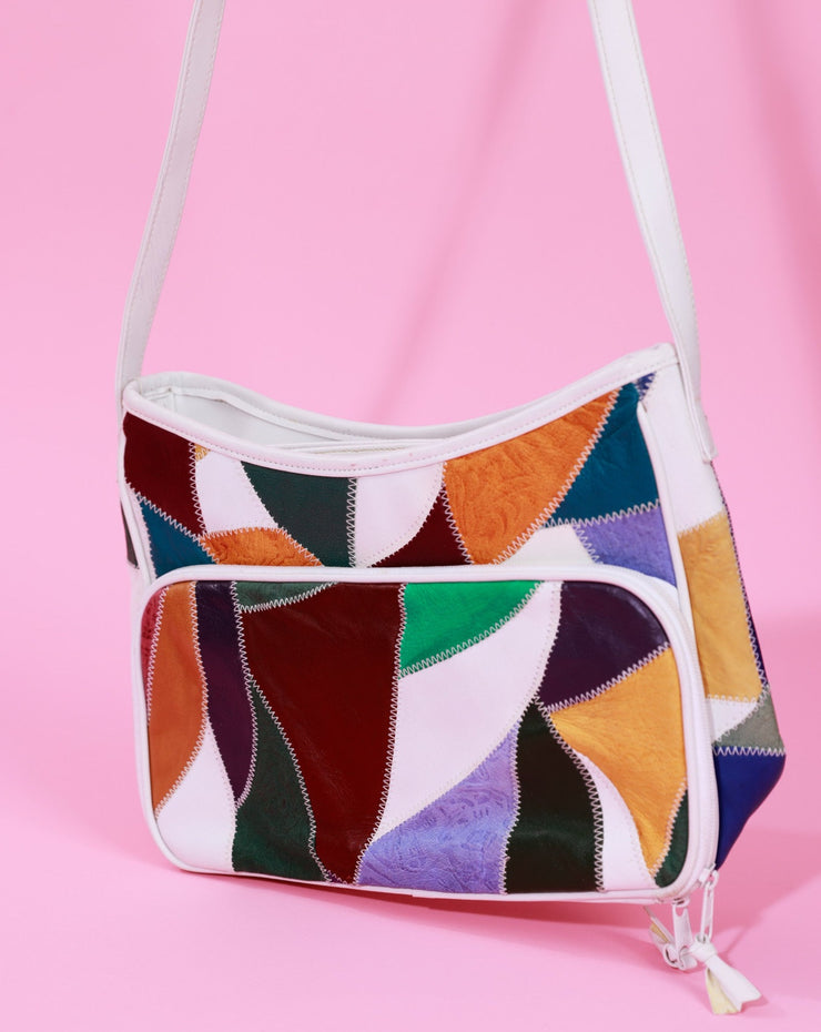 Vintage 80s Retro Color Block Purse