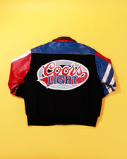 Vintage 90 Jeff Hamilton Coors Light Varsity Jacket
