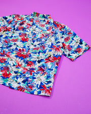 Vintage 80's Impressions of California Floral Button Up