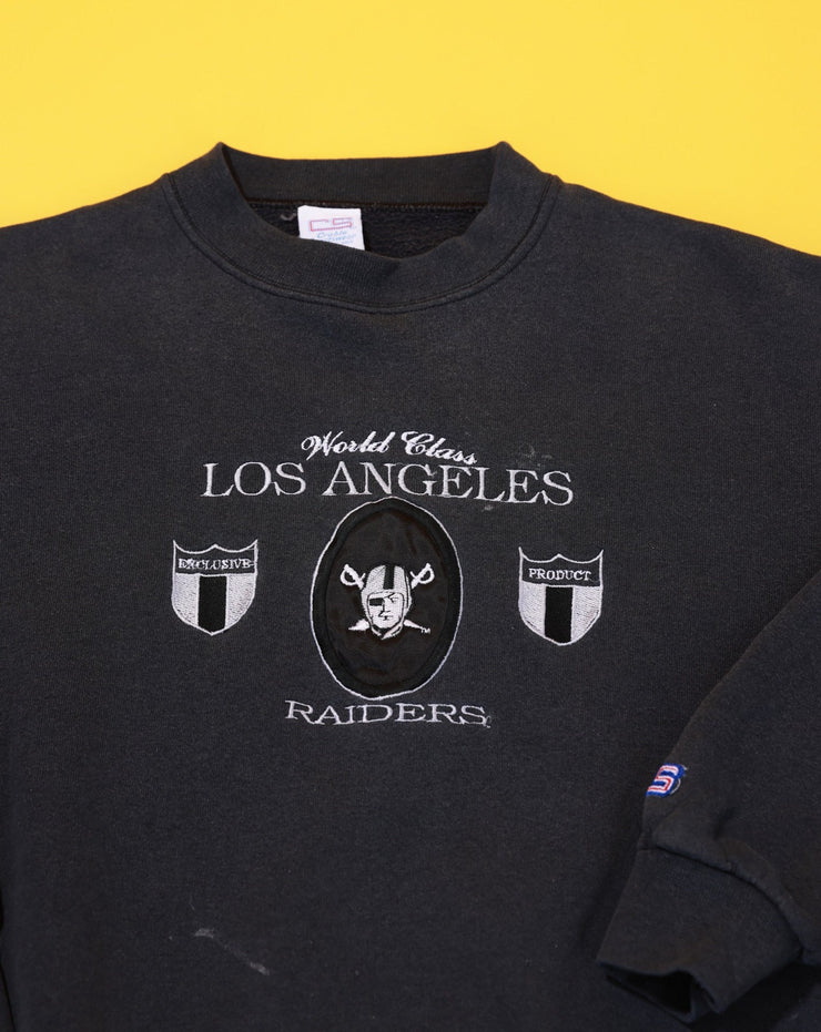 Vintage 90s World Class Los Angeles Raiders Crewneck Sweater