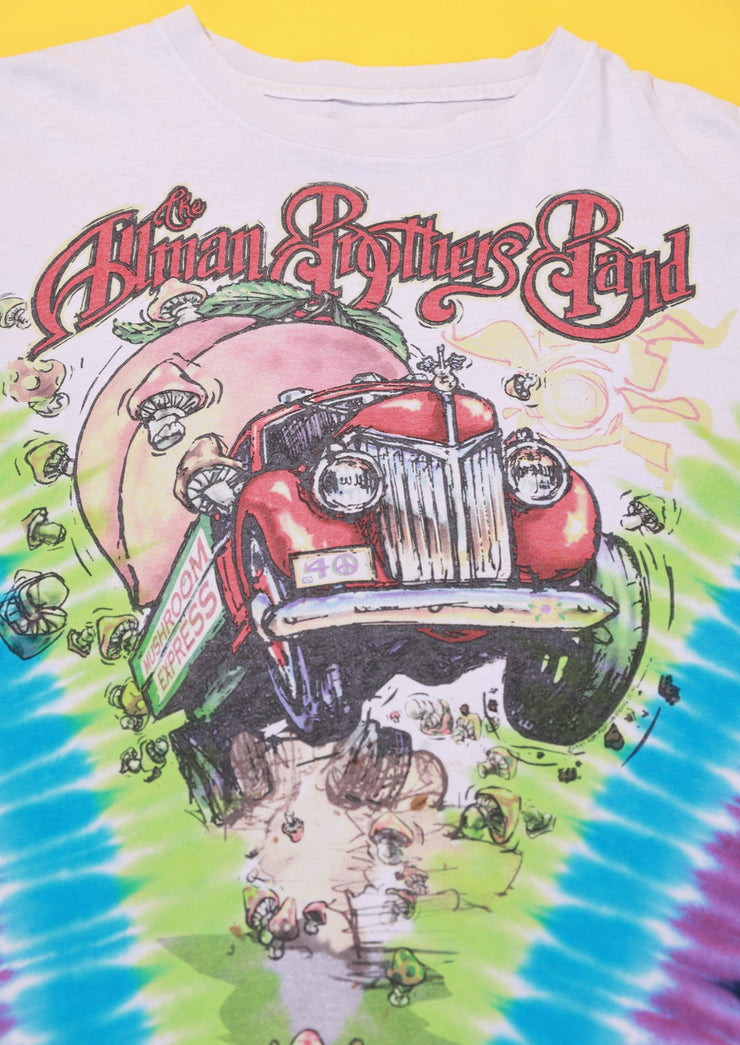 Vintage 1997 The Alman Brothers Band Mushroom Express T-shirt
