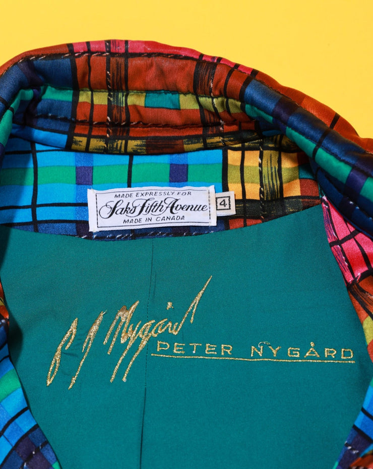 Vintage 90s Saks Fifth Avenue Peter Nygard Jacket