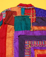 Vintage 90s Daniel K. Retro Patchwork Jacket