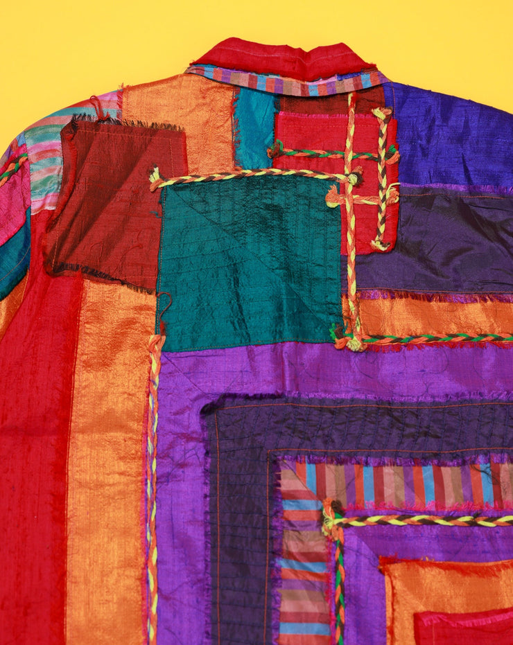 Vintage 90s Daniel K. Retro Patchwork Jacket
