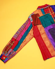 Vintage 90s Daniel K. Retro Patchwork Jacket