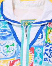 Vintage 80s East West Floral Windbreaker Jacket/Vest