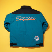 Vintage 90s Champion Miami Dolphins Puffer Jacket
