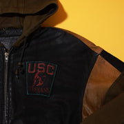 RARE Vintage 80s J. Elkins Alamo Uomo USC Trojans Letterman Jacket