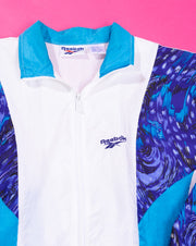 Vintage 90s Reebok Windbreaker Jacket (blue)