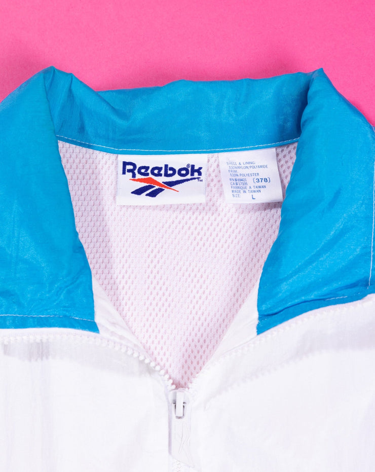 Vintage 90s Reebok Windbreaker Jacket (blue)