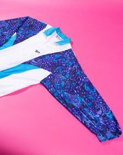 Vintage 90s Reebok Windbreaker Jacket (blue)