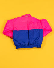 Vintage 1990 CB Sport Reversible Puffer Jacket (lime green/pink)