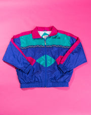 Vintage 80's Janeve Retro Windbreaker Jacket