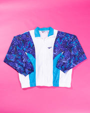 Vintage 90s Reebok Windbreaker Jacket (blue)
