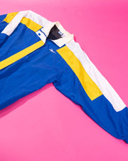 Vintage 90s Reebok Windbreaker Jacket (yellow/blue)