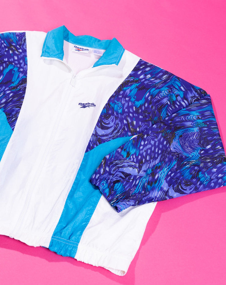 Vintage 90s Reebok Windbreaker Jacket (blue)