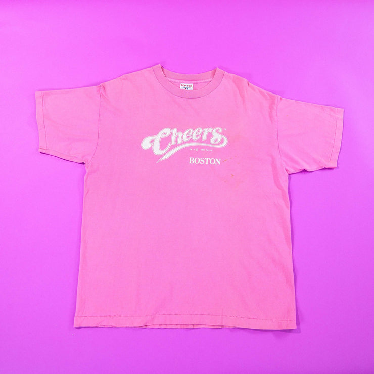 Vintage 1993 Cheers Boston Pink T-shirt
