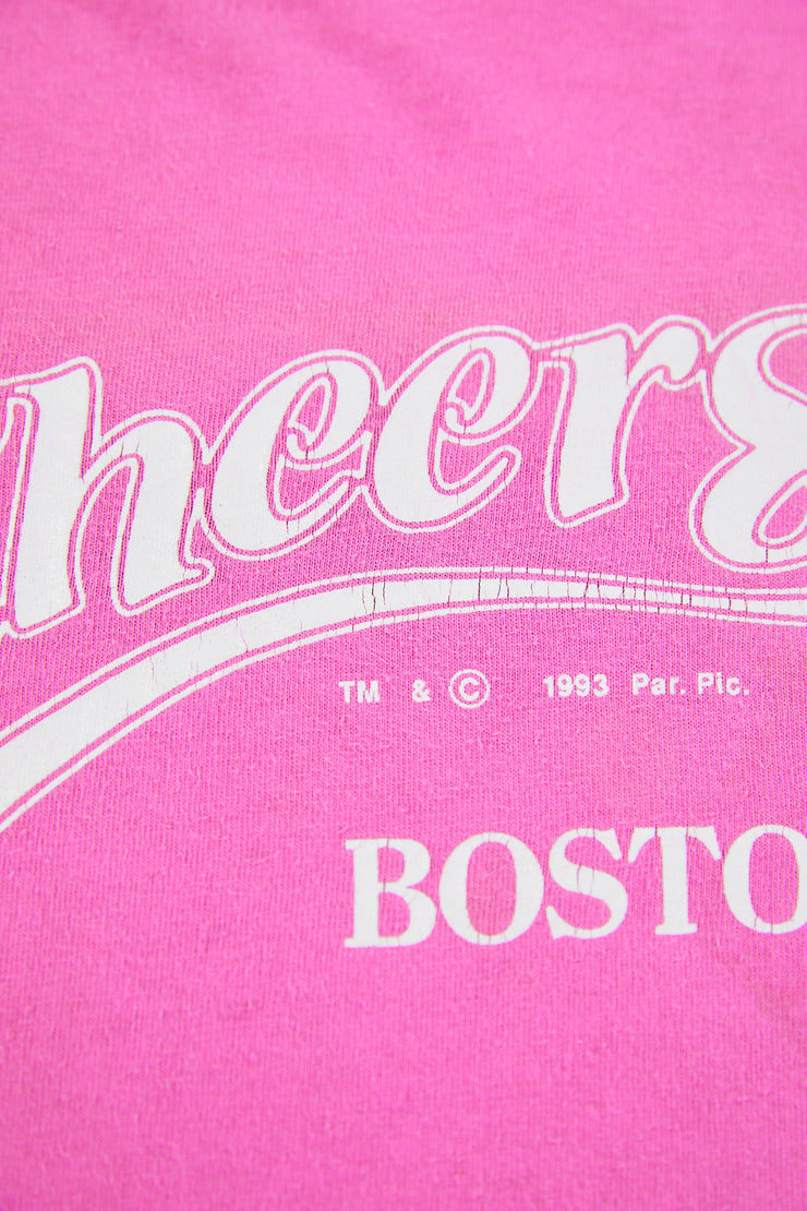 Vintage 1993 Cheers Boston Pink T-shirt