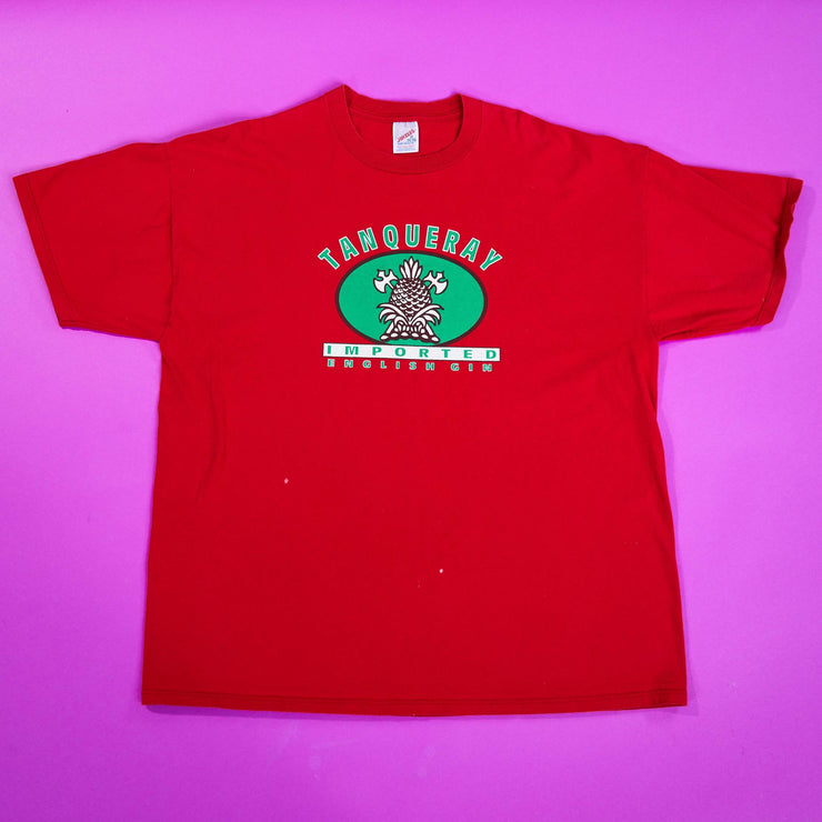 Vintage 90s Tanqueray Imported English Gin T-shirt