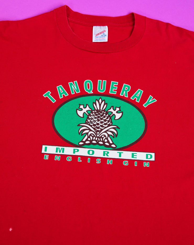 Vintage 90s Tanqueray Imported English Gin T-shirt