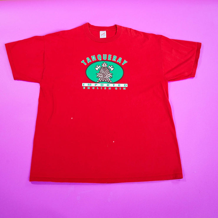 Vintage 90s Tanqueray Imported English Gin T-shirt