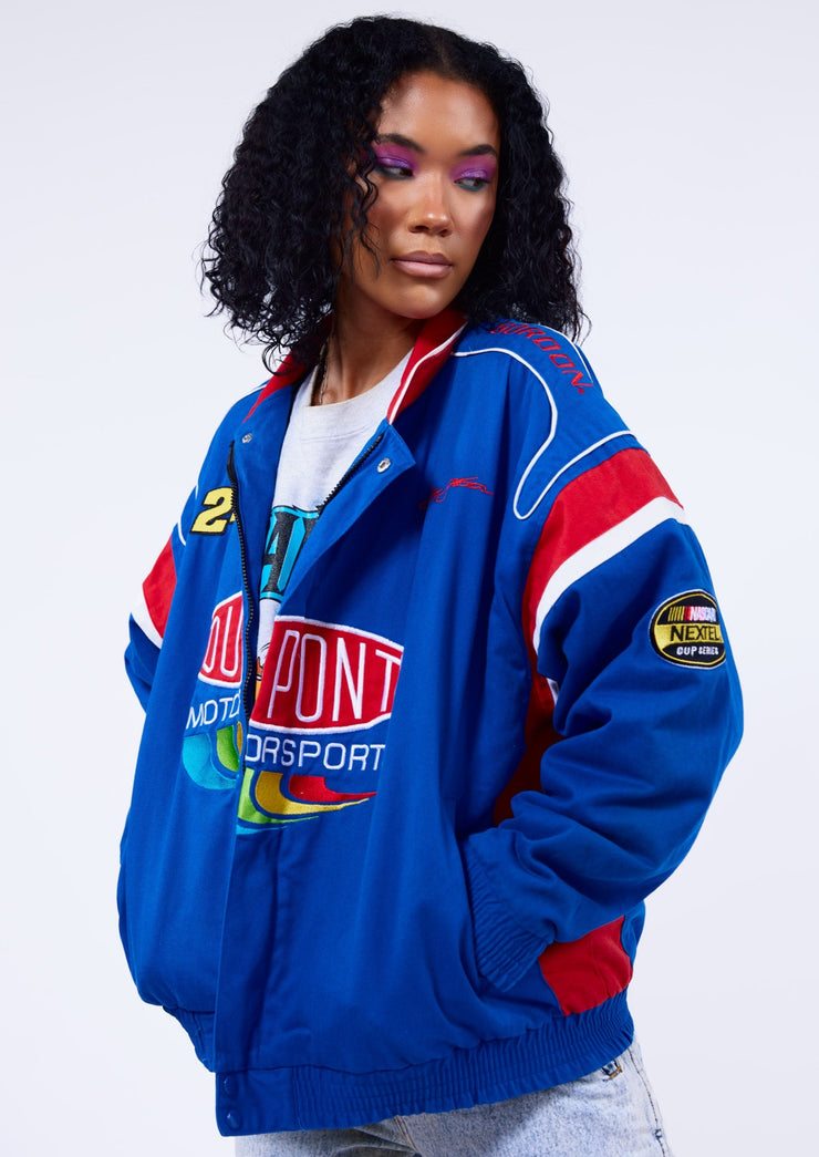 Vintage 90s Jeff Gordon Dupont Motorsports Nascar Jacket
