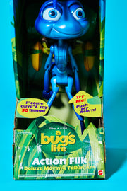 1998 Disney Pixar A Bug's Life Deluxe 12" Talking Flik Figure