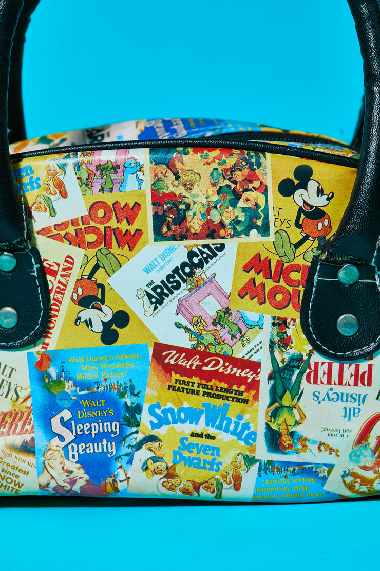 Retro Walt Disney Movie Poster Mickey Mouse Purse
