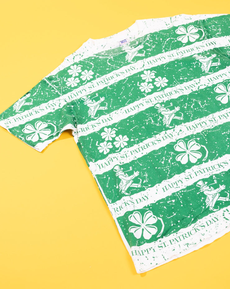 Vintage 1993 All Over Print Happy St. Patrick&