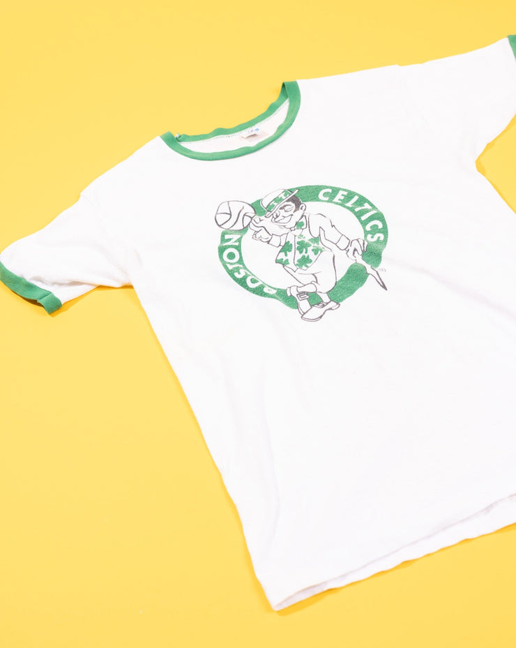 Rare Vintage 70s Boston Celtics Ringer T-shirt