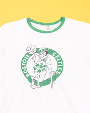 Rare Vintage 70s Boston Celtics Ringer T-shirt