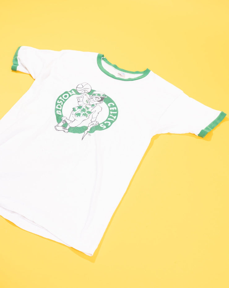 Rare Vintage 70s Boston Celtics Ringer T-shirt